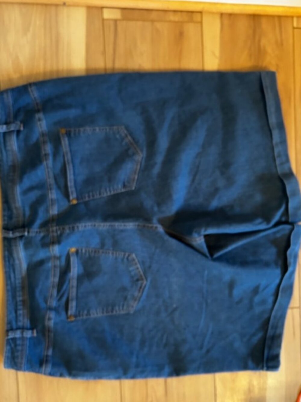 size 24w 24 w plus sized stretch blue jean twenty four denim shorts womens - Picture 4 of 4